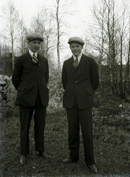 Emil och Manne Ahlkvist.